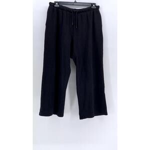 OLD NAVY Women's Black Solid Straight-Leg Sweatpants SZ L